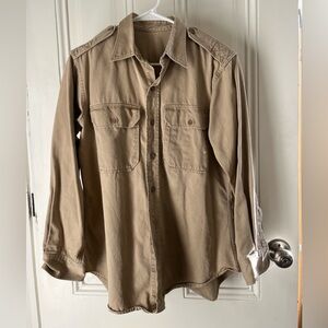 Army surplus jacket / shacket with epaulets